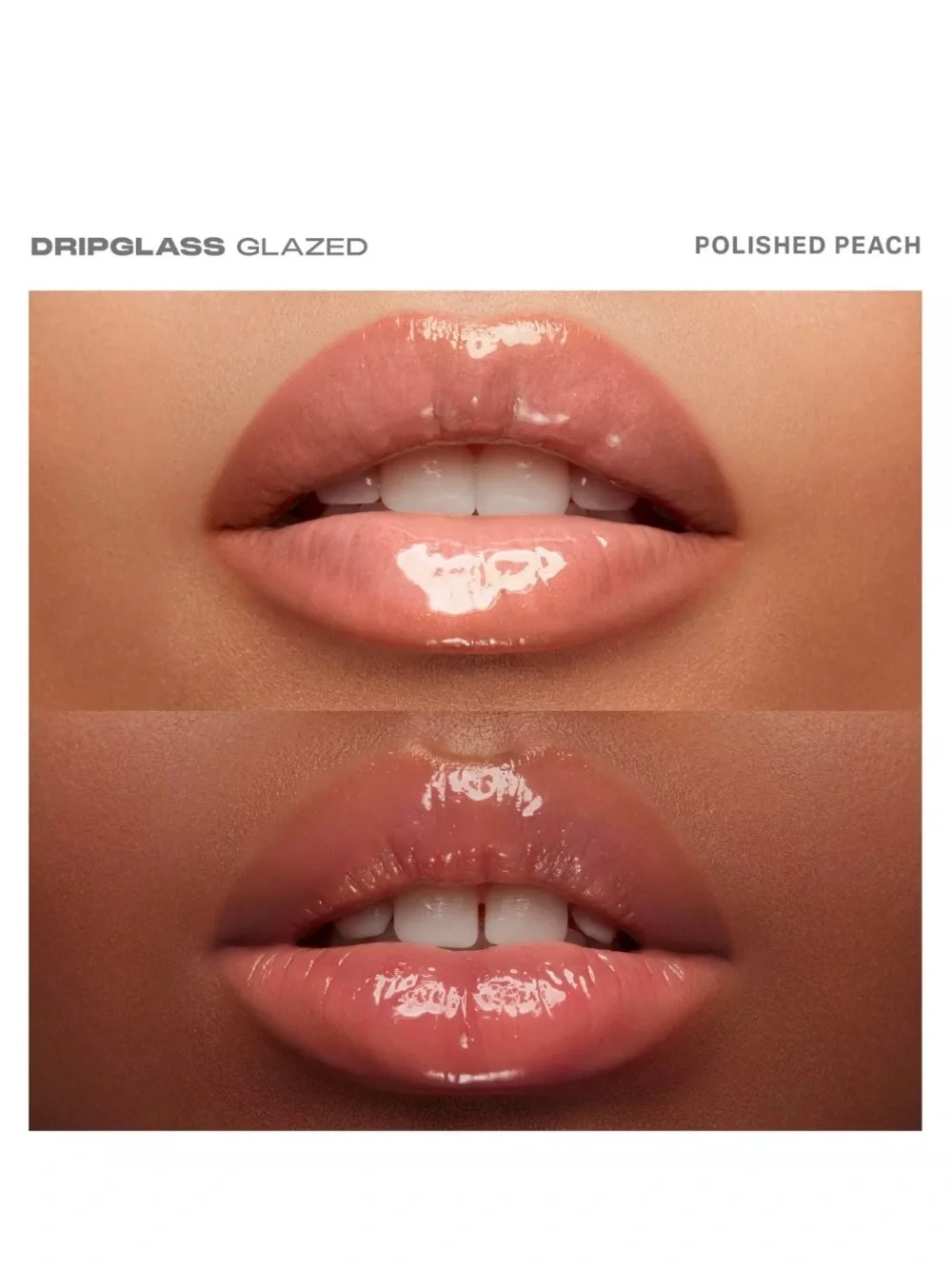 ✨ Morphe Dripglass Glazed High Shine Lip Gloss | Polished Peach | NIB Full Size